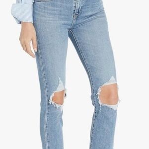 Levis 724 - Waterless Straight Distressed Jeans